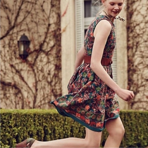 Anthropologie Adelyn Rae Embroidered Dress - Picture 6 of 8